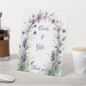 Lavender Lilac Floral Cards & Gifts 台座サイン (インサイチュ)