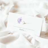 Lavender Lilac Hydrangea Watercolor Wedding プレイスカード