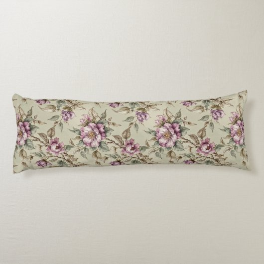 Lavender Long Stem Roses ボディピロー (裏面)