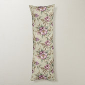 Lavender Long Stem Roses ボディピロー (裏面 (縦))