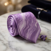 Lavender Marble Wave ネクタイ