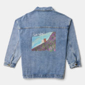 "Lavender Memory" Denim Jacket – Teddy Bears in Ho デニムジャケット (裏面)