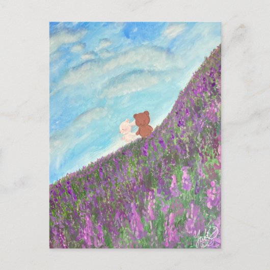 "Lavender Memory" Postcard & Envelope Set ポストカード (正面)
