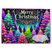 Lavender Merry Christmas ラージペーパーバッグ (裏面)