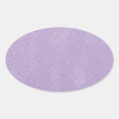 Lavender Mess 楕円形シール (正面)