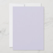 Lavender Mint Ethereal Watercolor Wedding 招待状 (裏面)
