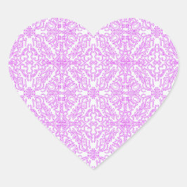 Lavender Mint Mandala Sticker ハートシール
