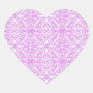 Lavender Mint Mandala Sticker ハートシール