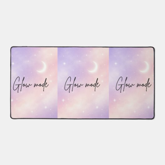 Lavender mist and blush aura AI art  デスクマット (正面)