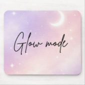 Lavender mist and blush aura AI art  マウスパッド (正面)