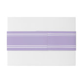 Lavender Modern Elegant Wedding Invitation 招待状ベリーバンド (裏面例)