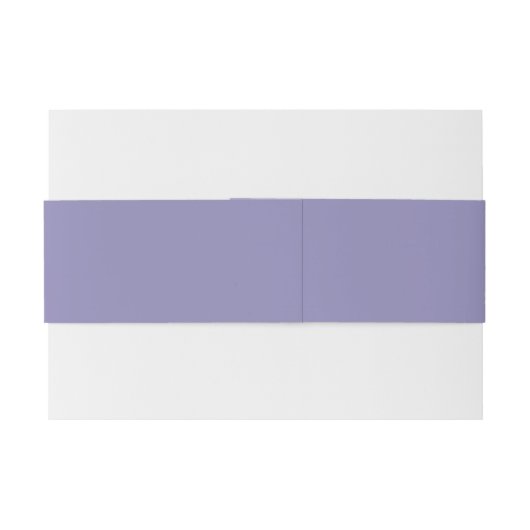 Lavender Monogram Crest 招待状ベリーバンド (裏面例)