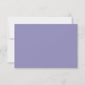 Lavender Monogram Crest RSVP card (裏面)