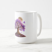 Lavender Moon Tree Classic Mug コーヒーマグカップ (正面右)