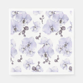 Lavender Orchid Baby Shower Napkins  スタンダードランチョンナプキン