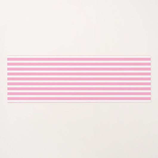 Lavender pink Vertical Stripped Yoga Mat ヨガマット (裏面(横))