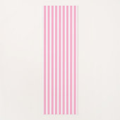 Lavender pink Vertical Stripped Yoga Mat ヨガマット (正面)