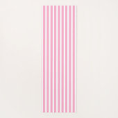 Lavender pink Vertical Stripped Yoga Mat ヨガマット (裏面)