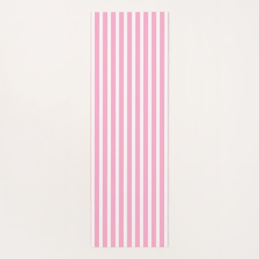 Lavender pink Vertical Stripped Yoga Mat ヨガマット (裏面)