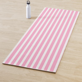Lavender pink Vertical Stripped Yoga Mat ヨガマット