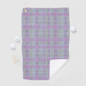 Lavender Plaid Harmony  ゴルフタオル (インサイチュ)