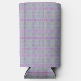 Lavender Plaid Harmony スリム缶クーラー