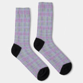 Lavender Plaid Harmony  ソックス (右)