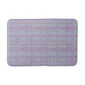 Lavender Plaid Harmony  バスマット (正面)