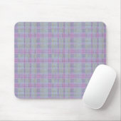 Lavender Plaid Harmony  マウスパッド (マウス)