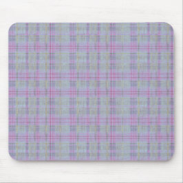 Lavender Plaid Harmony  マウスパッド