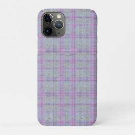 Lavender Plaid Harmony  iPhone 11 Proケース