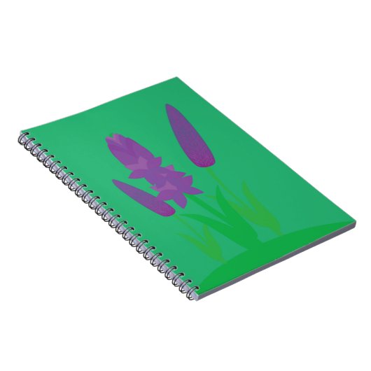 Lavender Plants ノートブック (右側)