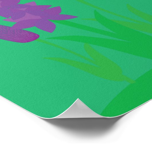 Lavender Plants ポスター (角)