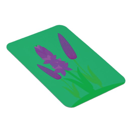 Lavender Plants マグネット (右側)