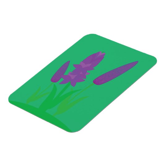 Lavender Plants マグネット (左側)