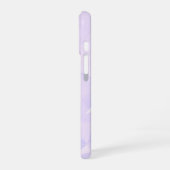 Lavender Polygon Geometric iPhone 16ケース (左側面)