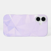 Lavender Polygon Geometric iPhone 16ケース (裏面横)