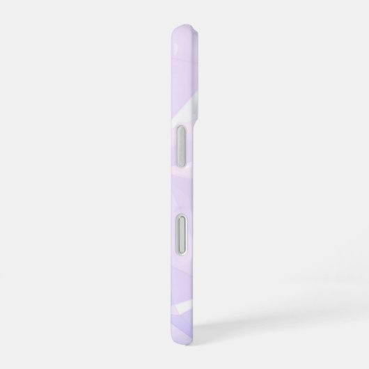 Lavender Polygon Geometric iPhone 16ケース (右側面)