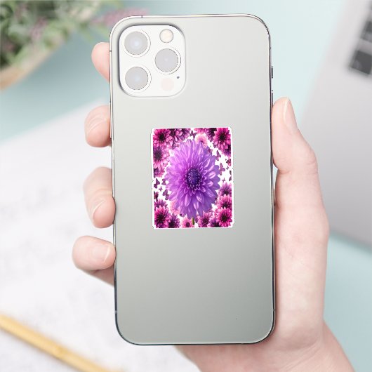 Lavender Power Vinyl Sticker – Calming Purple  シール (スマートフォン)