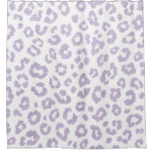 Lavender Print シャワーカーテン (正面)