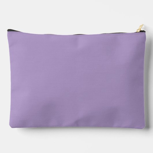 Lavender purple accessory pouch with monogram アクセサリーポーチ (裏面)