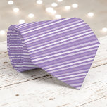 Lavender Purple Color Stripes Necktie ネクタイ<br><div class="desc">This eye-catching necktie features a vibrant color with bold stripes, perfect for adding a pop of energy to any outfit. Whether it's for a special occasion or everyday wear, this stylish accessory is sure to make a statement.</div>
