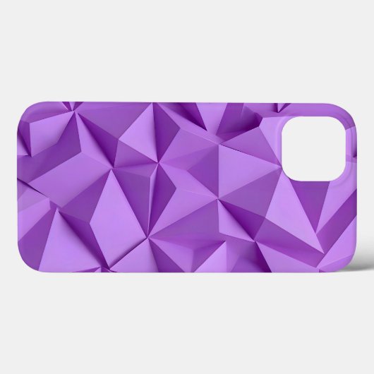 Lavender Purple iPhone Case Geometric and Chic Case-Mate iPhoneケース (裏面 (横))