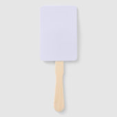 Lavender Purple Rectangle Fan for Elegant Event Co ハンドファン (正面)