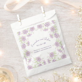 Lavender Purple Rose Wedding フェイバーバッグ