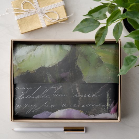 Lavender Rose Flower Decoupage 薄葉紙 (ギフト)