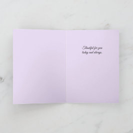 Lavender’s Gratitude - Thank You Card カード