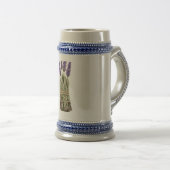 Lavender Sage Bundle Ceramic Beer Stein ビールジョッキ (正面右)