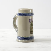 Lavender Sage Bundle Ceramic Beer Stein ビールジョッキ (正面左)
