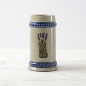 Lavender Sage Bundle Ceramic Beer Stein ビールジョッキ (中央)